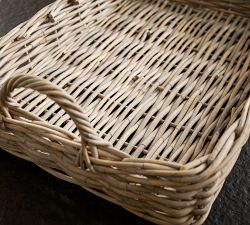 Landry Handwoven Rattan Tray
