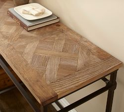 Parquet Reclaimed Wood Console Table (71&quot;)