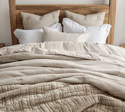 European Ribbed Linen Sham