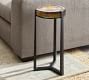 Cori Round Recycled Glass Accent Table (10&quot;)