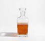 Cross Hatch Glass Decanter
