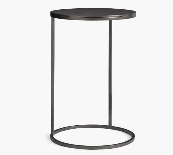 Duke Round Metal C-Table (16")