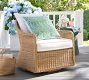 Westport Wicker Swivel Outdoor Lounge Chair