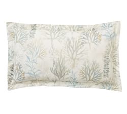 Coral Percale Sham
