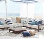 Faux Natural Fibre Outdoor Pillow