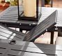 Indio Metal Extending Dining Table + Chair Dining Set, Slate
