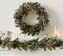 Lit Faux Tahoe Pine Wreath &amp; Garland