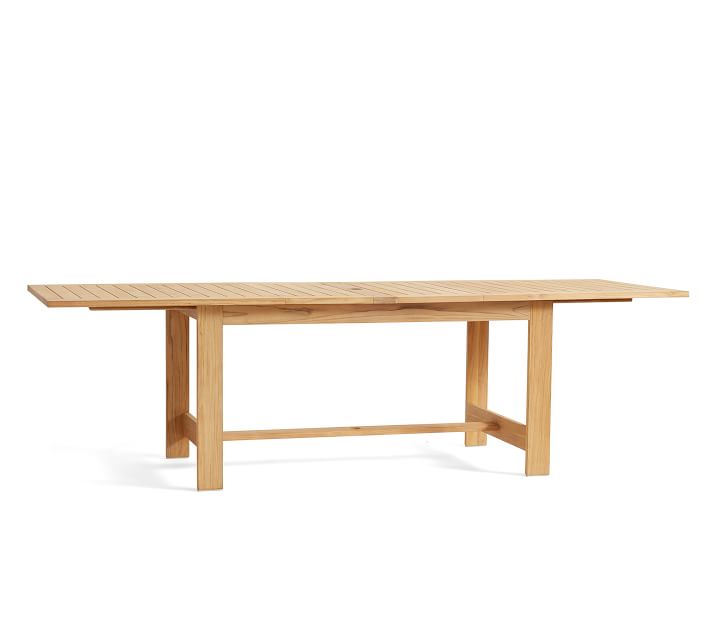 Pottery barn teak table hotsell