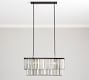 Astrid Capiz Rectangular Chandelier (37&quot;)