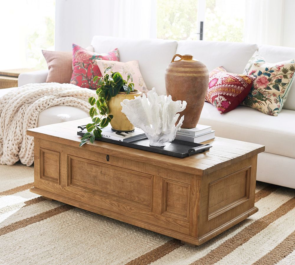 Open Box: Heritage Farmhouse Reclaimed Wood Trunk