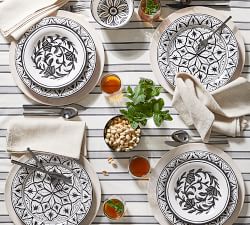 Marrakesh Outdoor Melamine Salad Plates - Set of 4
