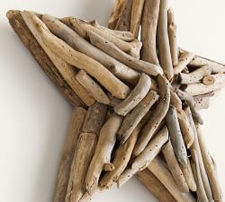 Driftwood Stars Wall Art - Set Of 3