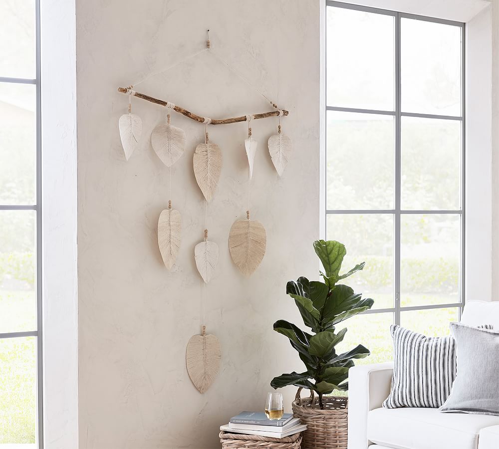 Hanging Decorative Cotton Leaves