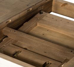 Hart Reclaimed Wood Extending Dining Table (47.5&quot;- 63&quot;)