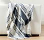 Modern Farmhouse Handwoven Striped Throw