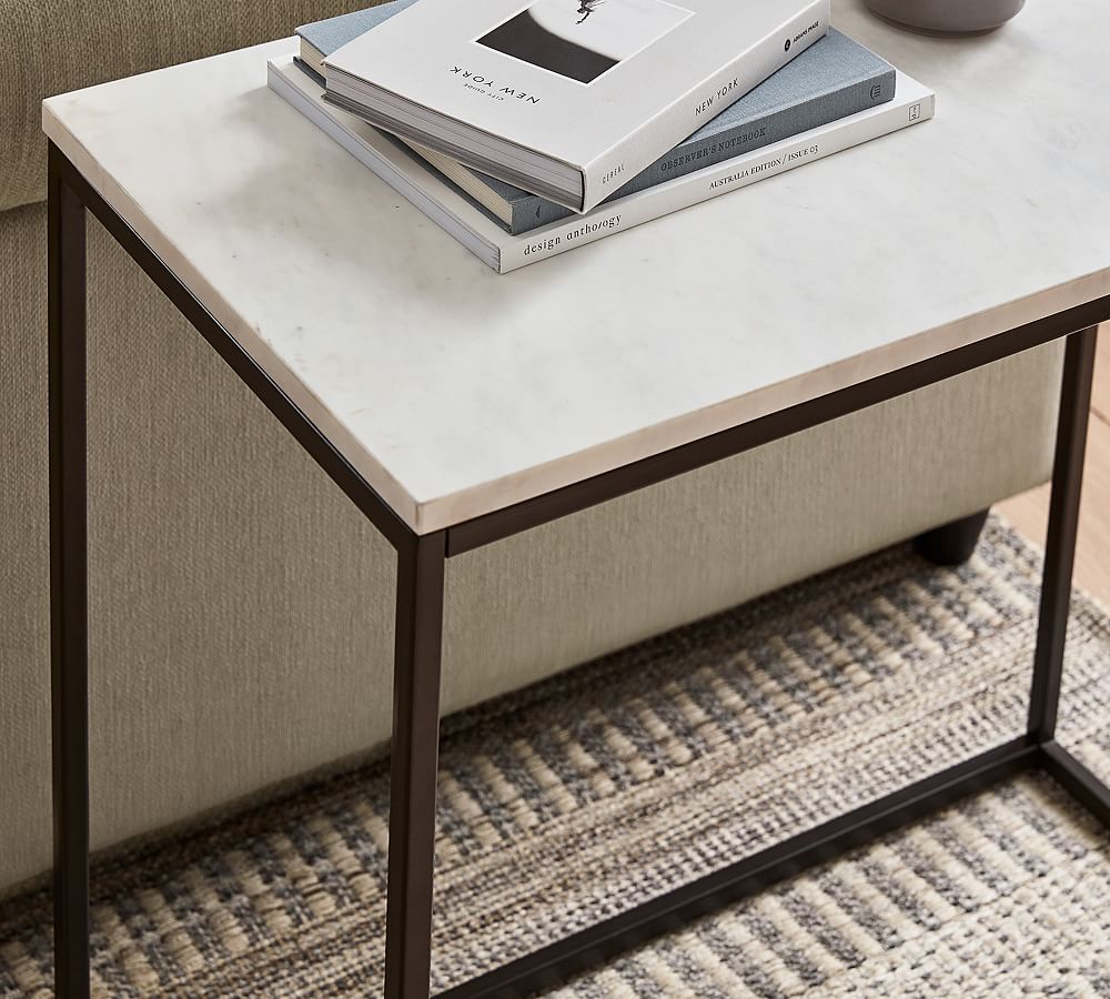 Delaney Marble End Table (28") | Stylish & Durable