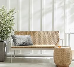 Hampton All-Weather Wicker &amp; Metal 54&quot;  Loveseat