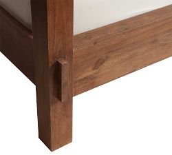 Menlo Reclaimed Teak Canopy Bed