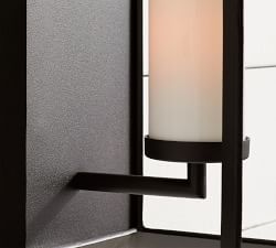 Sonora Outdoor Milk Glass Sconce (16&quot;)