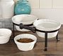 Cambria Handcrafted Pet Bowl &amp; Stand