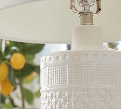 Emma Ceramic Table Lamp (27&quot;)