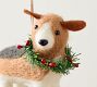 Felt Dog On Skates Ornament