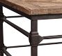 Parquet Square Reclaimed Wood End Table (23.5&quot;)