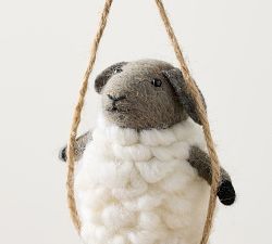 Swinging Sheep Ornament