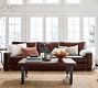 Turner Square Arm Leather Sofa