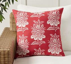 Camille Reversible Botanical Outdoor Pillow