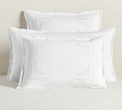 Eyelet Percale Sham