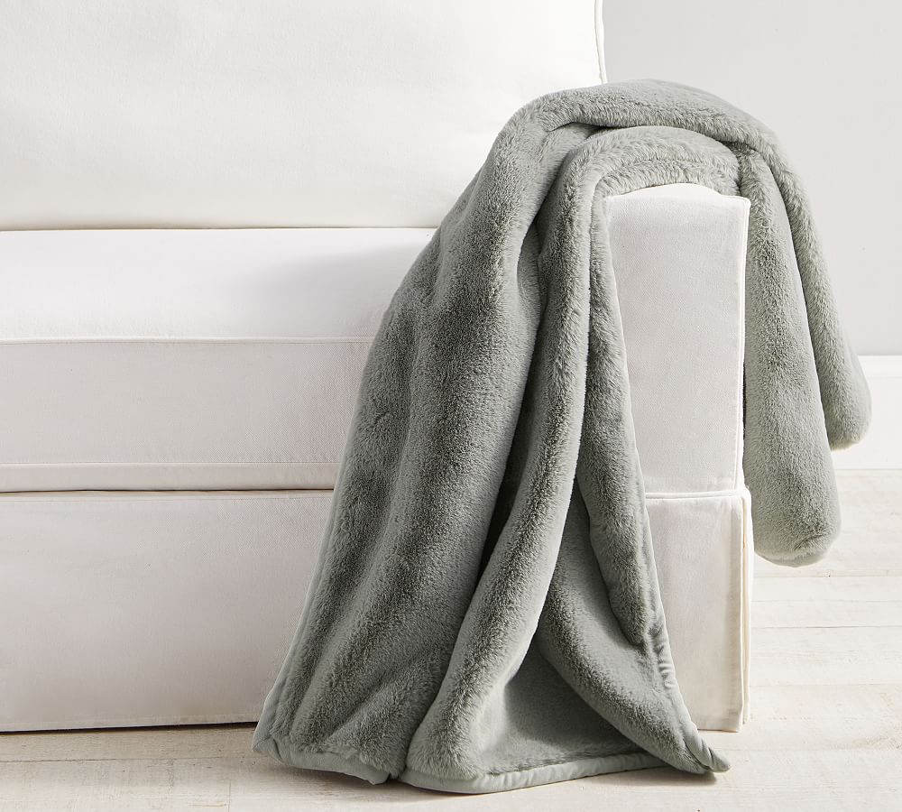 Faux Fur Chateau Throw