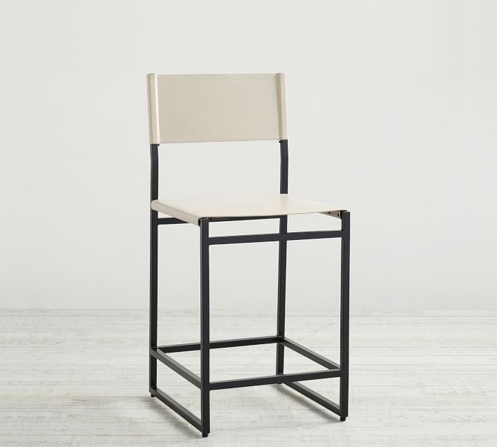 Hardy leather counter stool discount