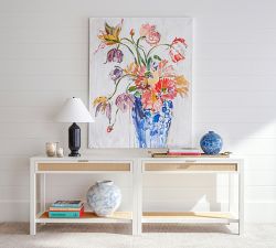Parrots, Flames and Poppies by Lauren Herrera