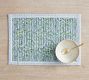 Keaton Paisley Block Print Quilted Placemats - Set of 4