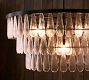 Mable Textured Glass Round Chandelier (37&quot;)