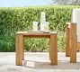 Malibu Teak Square Outdoor Side Table (24&quot;)