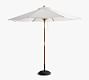 Premium 9' Round Outdoor Patio Umbrella &ndash; Eucalyptus Tilt Frame&#8203;