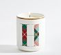 Stewart Plaid Alphabet Scented Candle - Winter Spruce