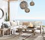 Tassel Trim Outdoor Pillow
