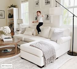 Townsend Roll Arm Reversible Chaise Sectional - Storage Available (102&quot;)
