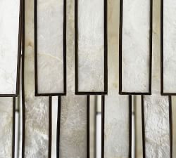 Astrid Capiz Flush Mount (15&quot;)