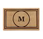 Circle Personalized Doormat; Up to 3 Letters