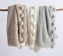 Cozy Pom Pom Sherpa Throw