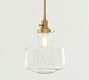 Schoolhouse Glass Pole Pendant (8&quot;-12&quot;)