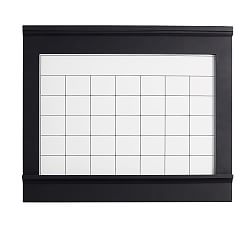 Aubrey Whiteboard Calendar - Black