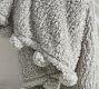 Cozy Pom Pom Sherpa Throw