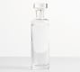 Etched Gold Rim Handcrafted Glass Liquor Decanter