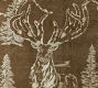 Moose Creek Metallic Embroidered Pillow