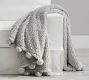 Cozy Pom Pom Sherpa Throw